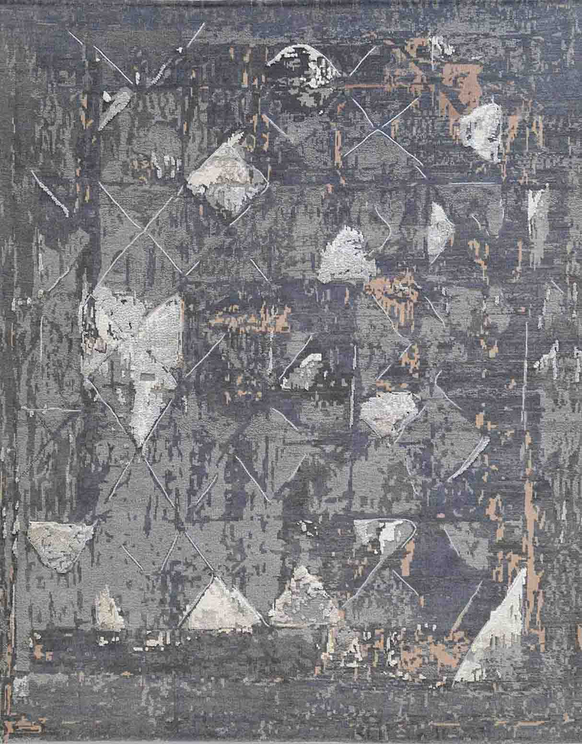 Winchester Cool Hand Knotted Woollen And Viscose Rug By Angeli Sowani