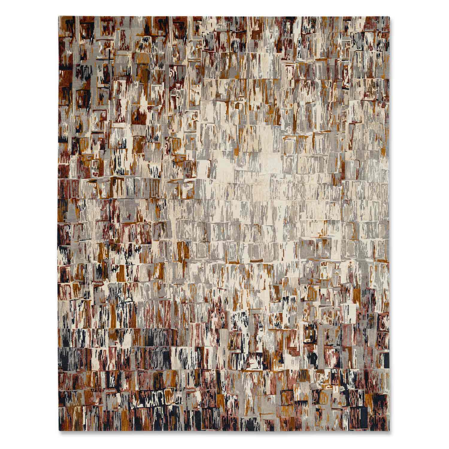 Luna-1 Handknotted Wool and Silk Rug