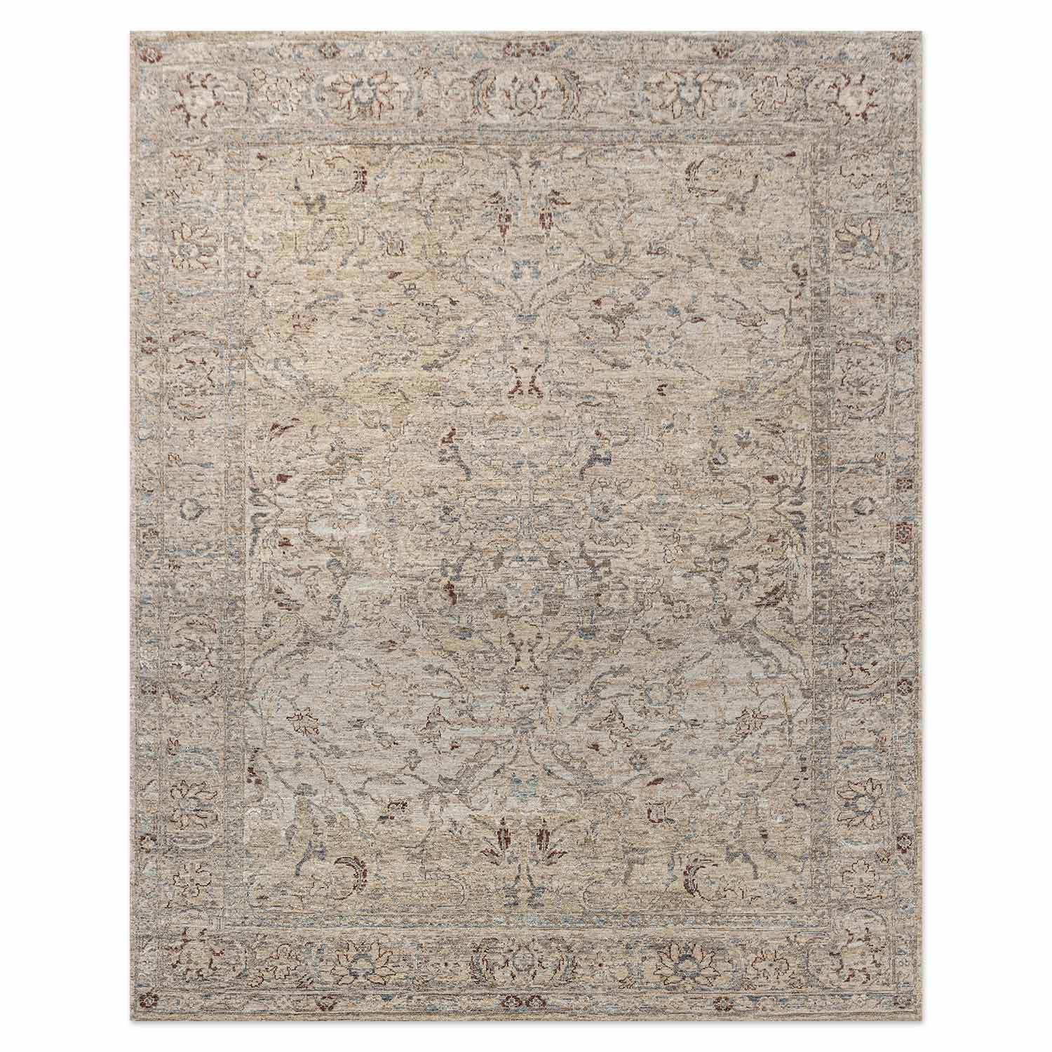 Fresco Handknotted Wool and Silk Rug