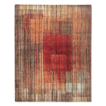 Navrang Handknotted Wool and Silk Rug