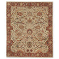 Sickle Leaf Handknotted Wool Rug