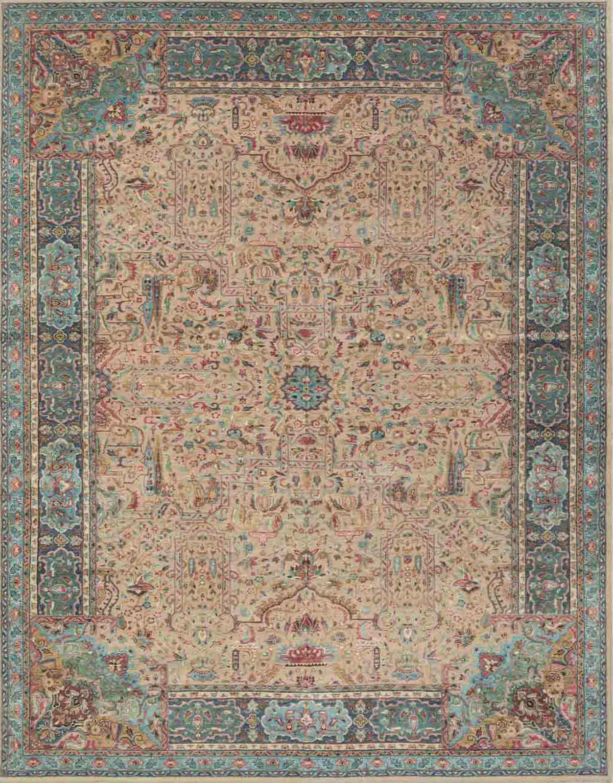 Yaman Handknotted Wool And Silk Rug