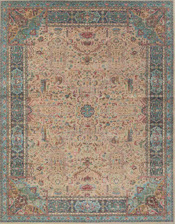 Yaman Handknotted Wool And Silk Rug