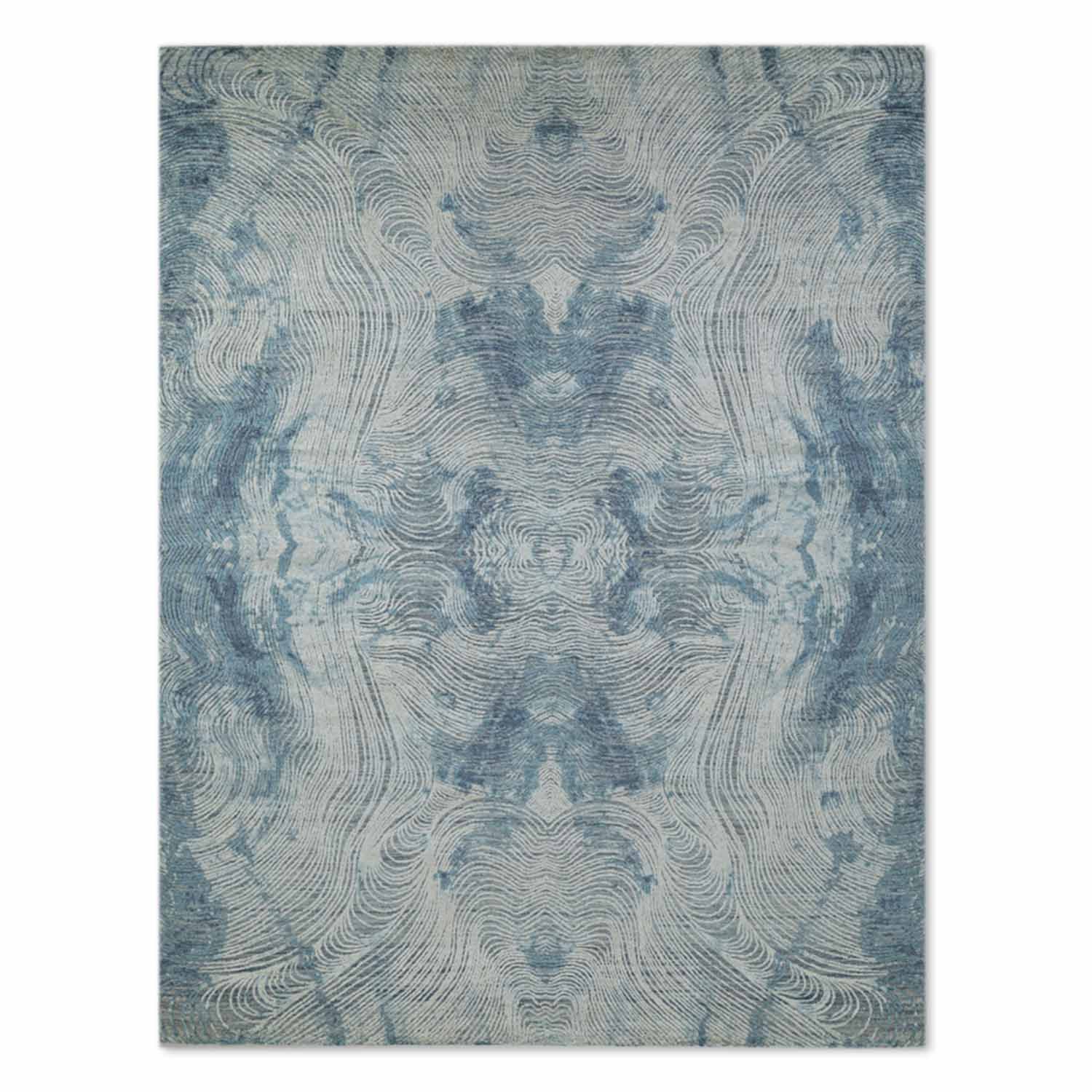 Bertha Handknotted Wool and Silk Rug