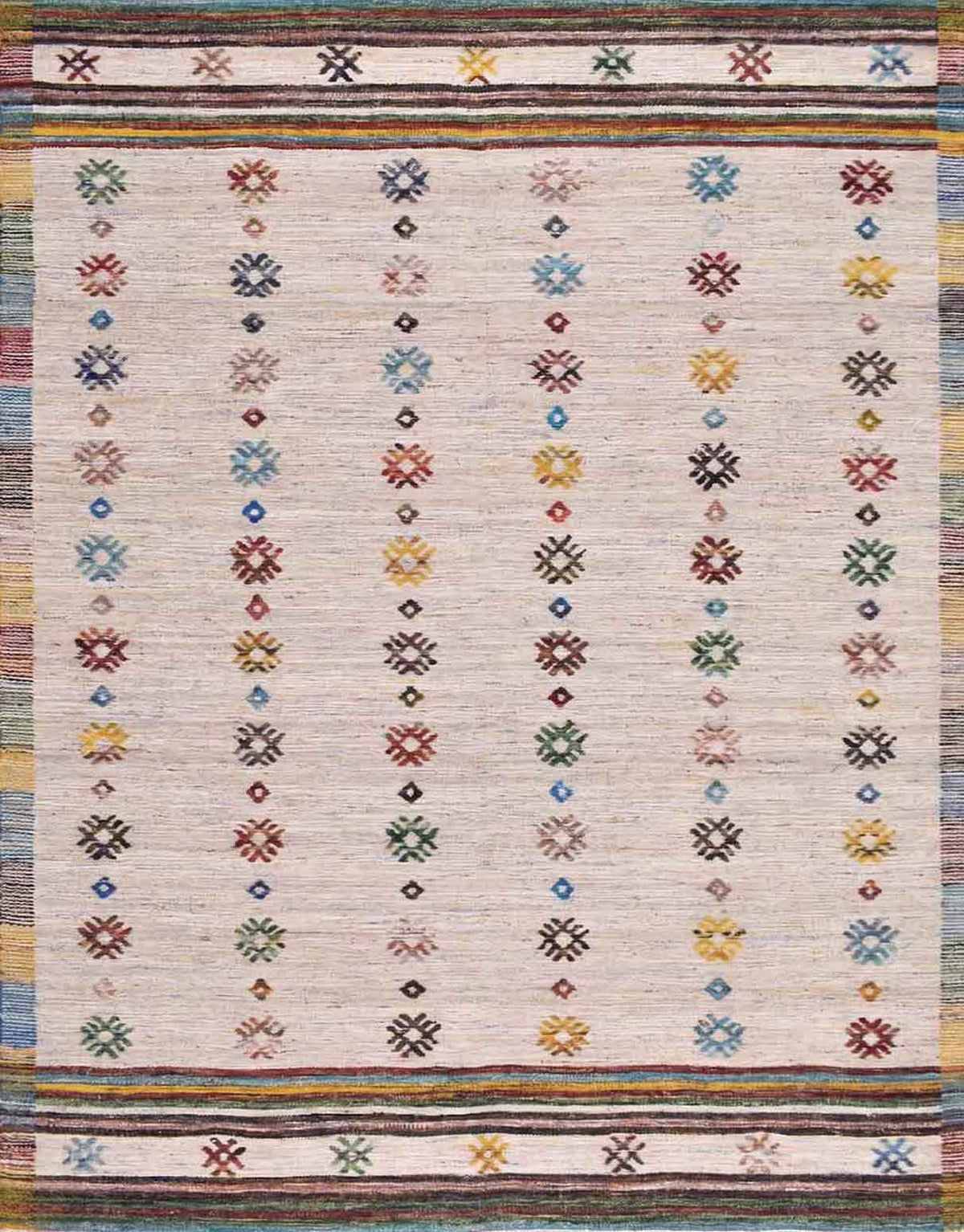 Tahra Handwoven Wool Dhurrie