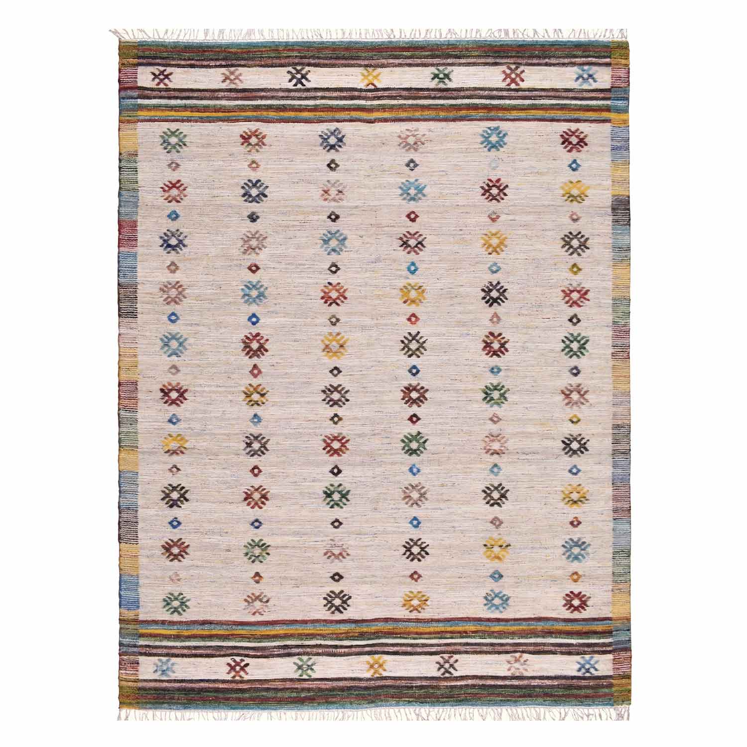 Tahra Handwoven Wool Dhurrie