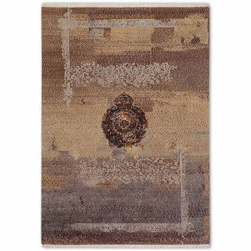 Vintage Insignia Hand Knotted Woollen and Silk Rug By Shantanu And Nikhil