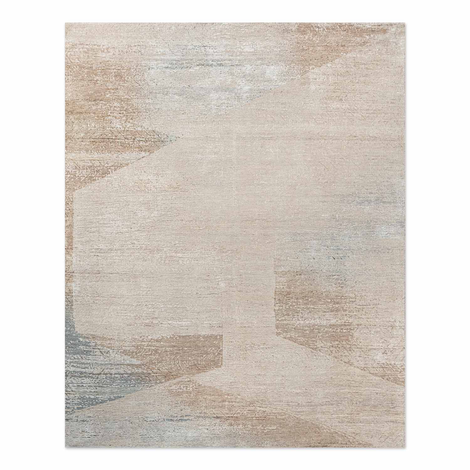Notaro Handknotted Wool and Silk Rug