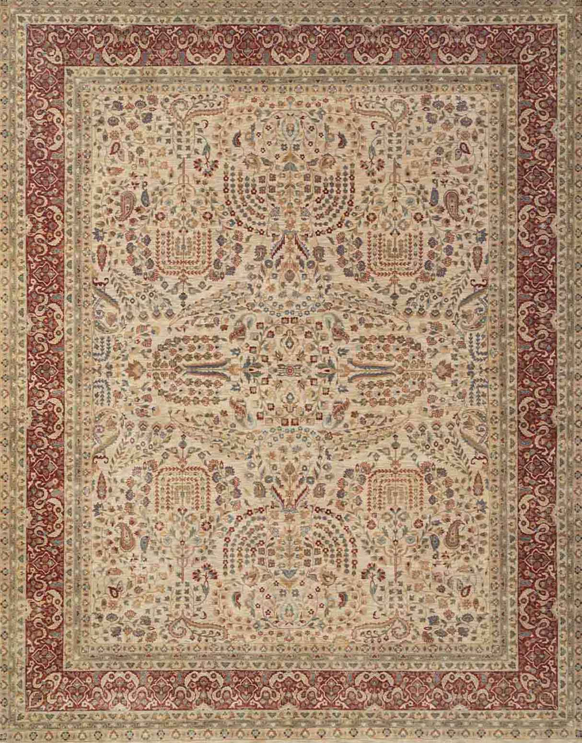 Kerman-X Handknotted Wool Rug