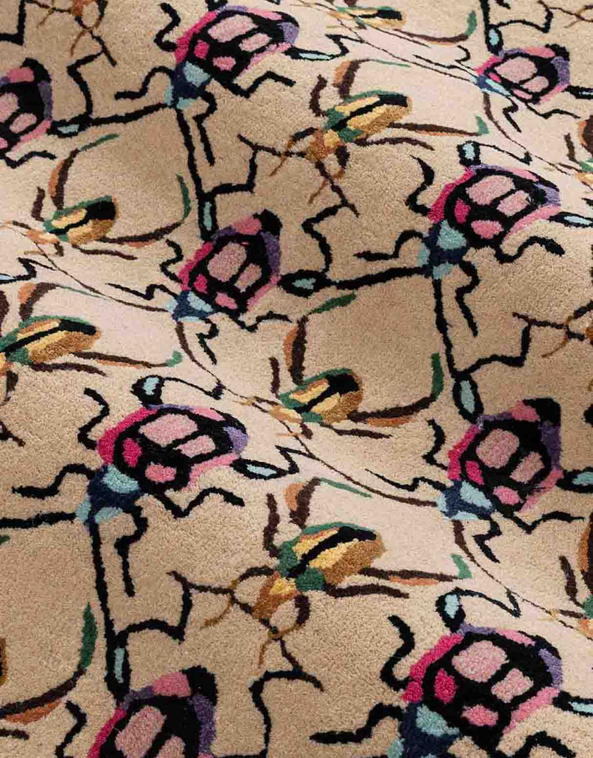 Mughal Jaal Handtufted Wool and Viscose Rug By Varun Rana
