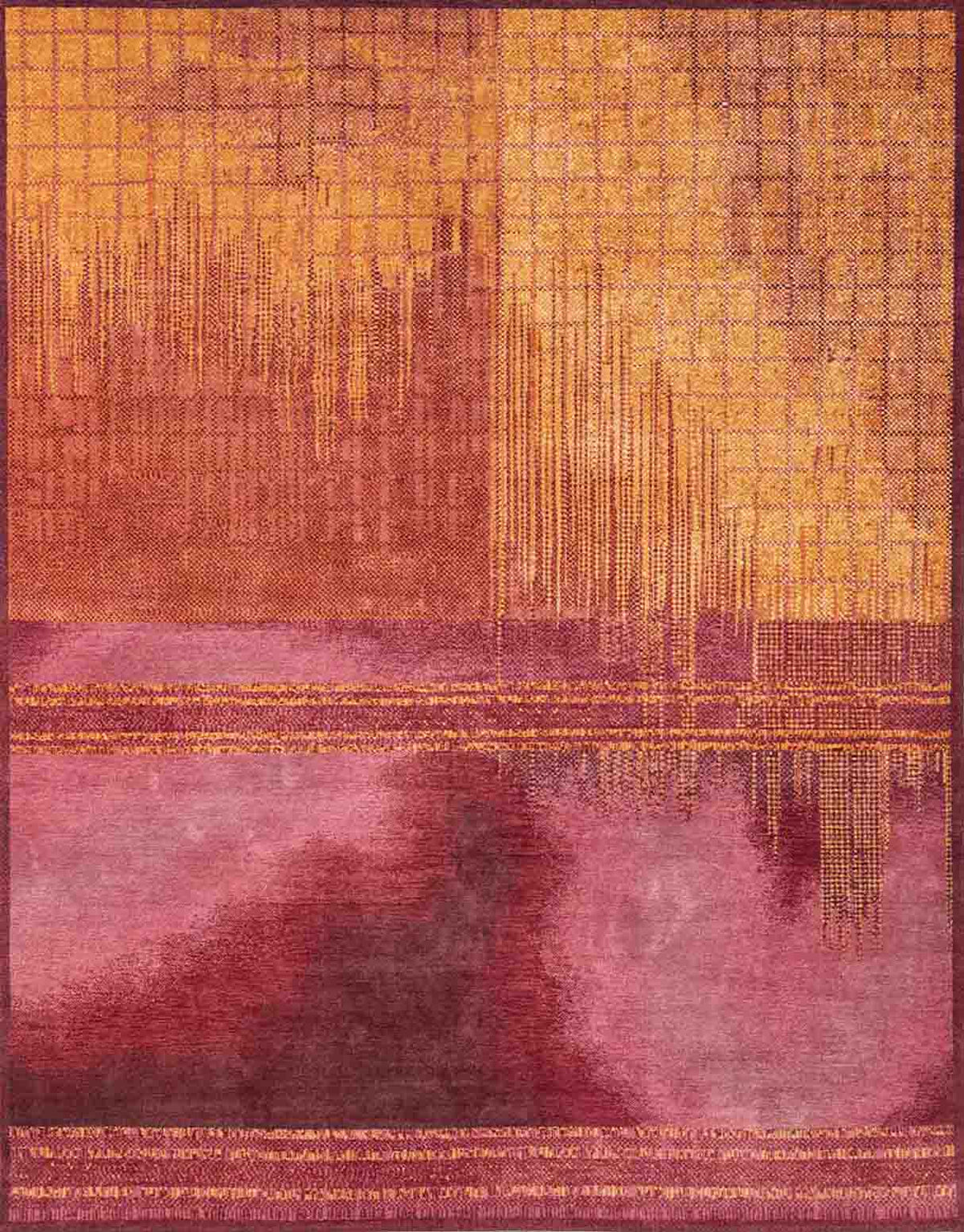 Drape Dreams Handknotted Wool Rug By Abraham & Thakore
