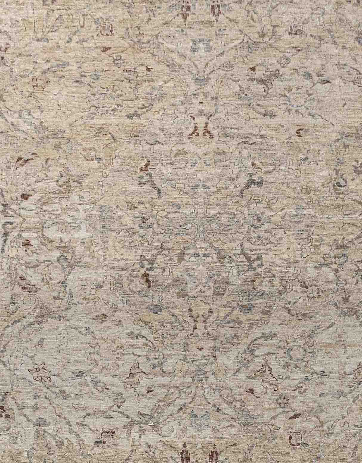 Fresco Handknotted Wool and Silk Rug