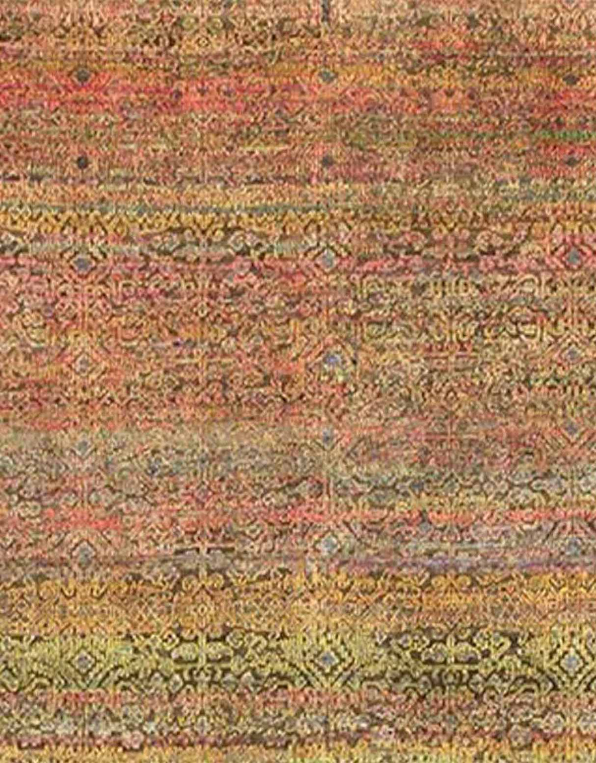Harren Handknotted Wool and Silk Rug