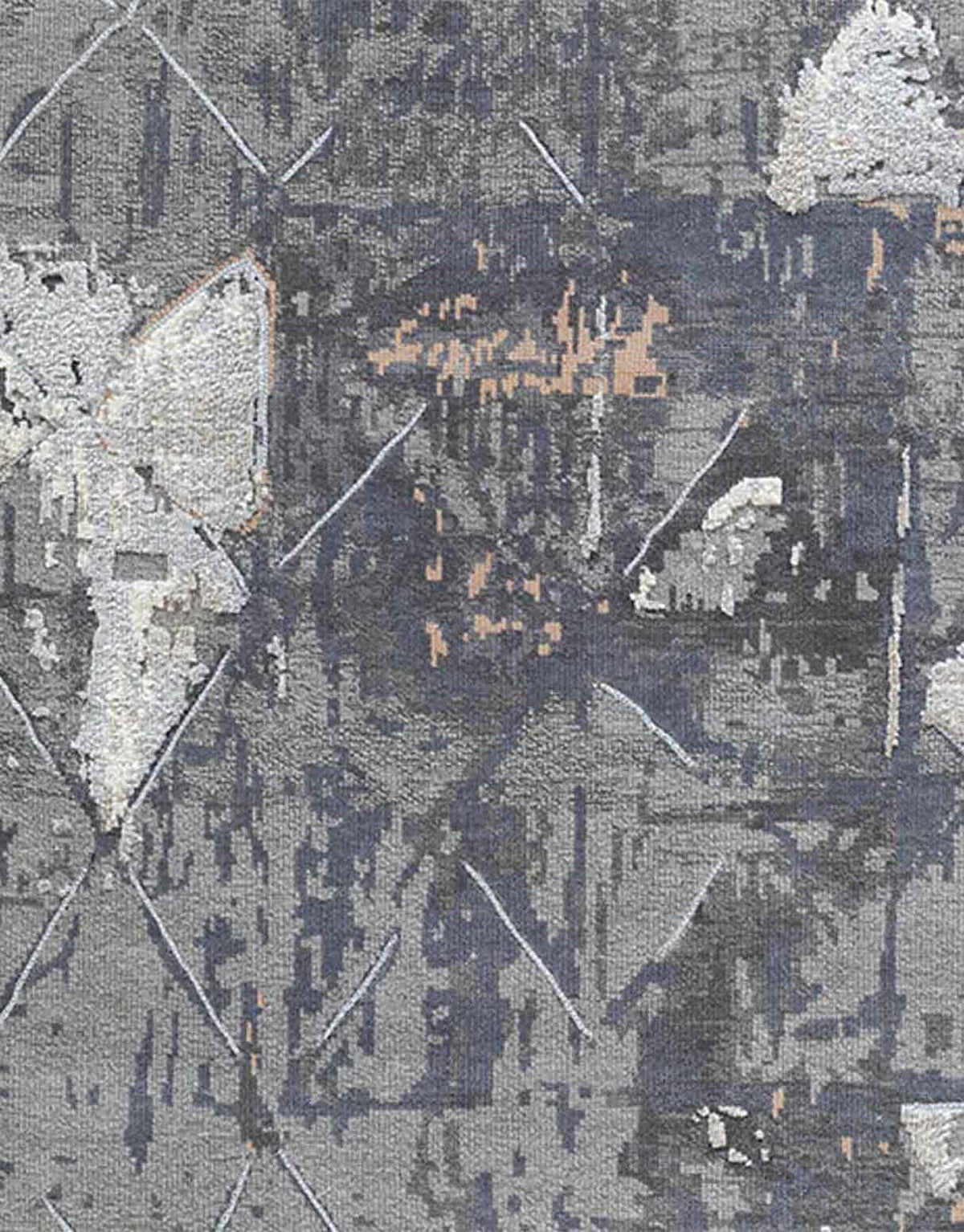 Winchester Cool Hand Knotted Woollen And Viscose Rug By Angeli Sowani