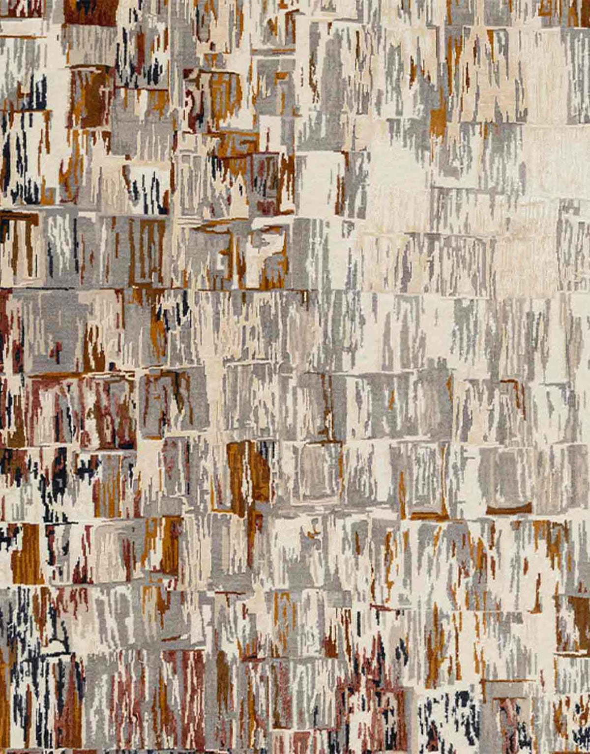 Luna-1 Hand Knotted Woollen And Silk Rug By Angeli Sowani