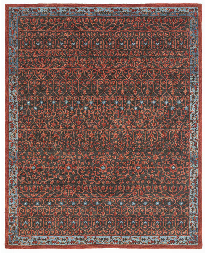 Coptic Hand Tufted Woollen Round Rug