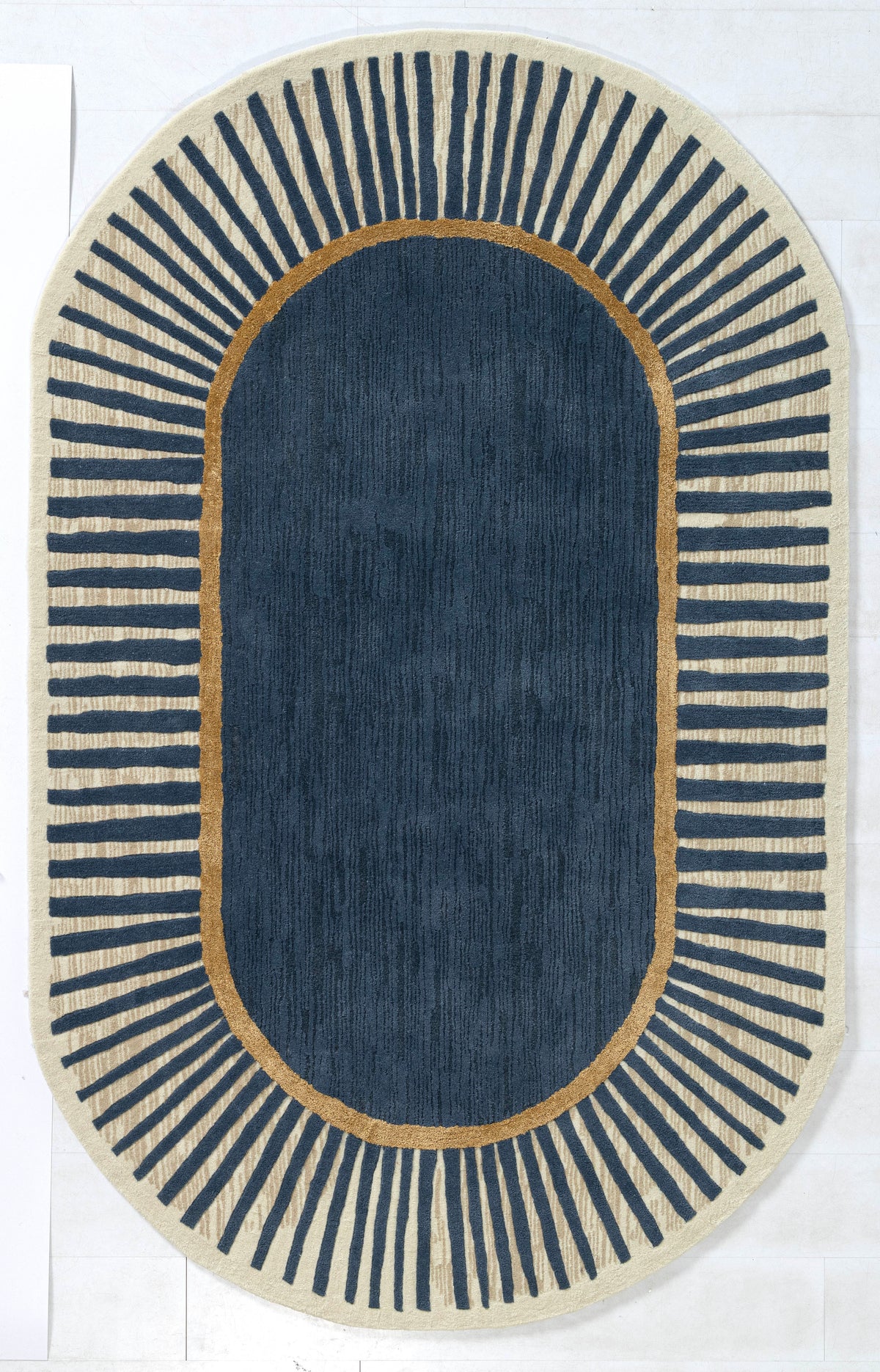 Ghoom Hand Tufted Woollen And Viscose Rug