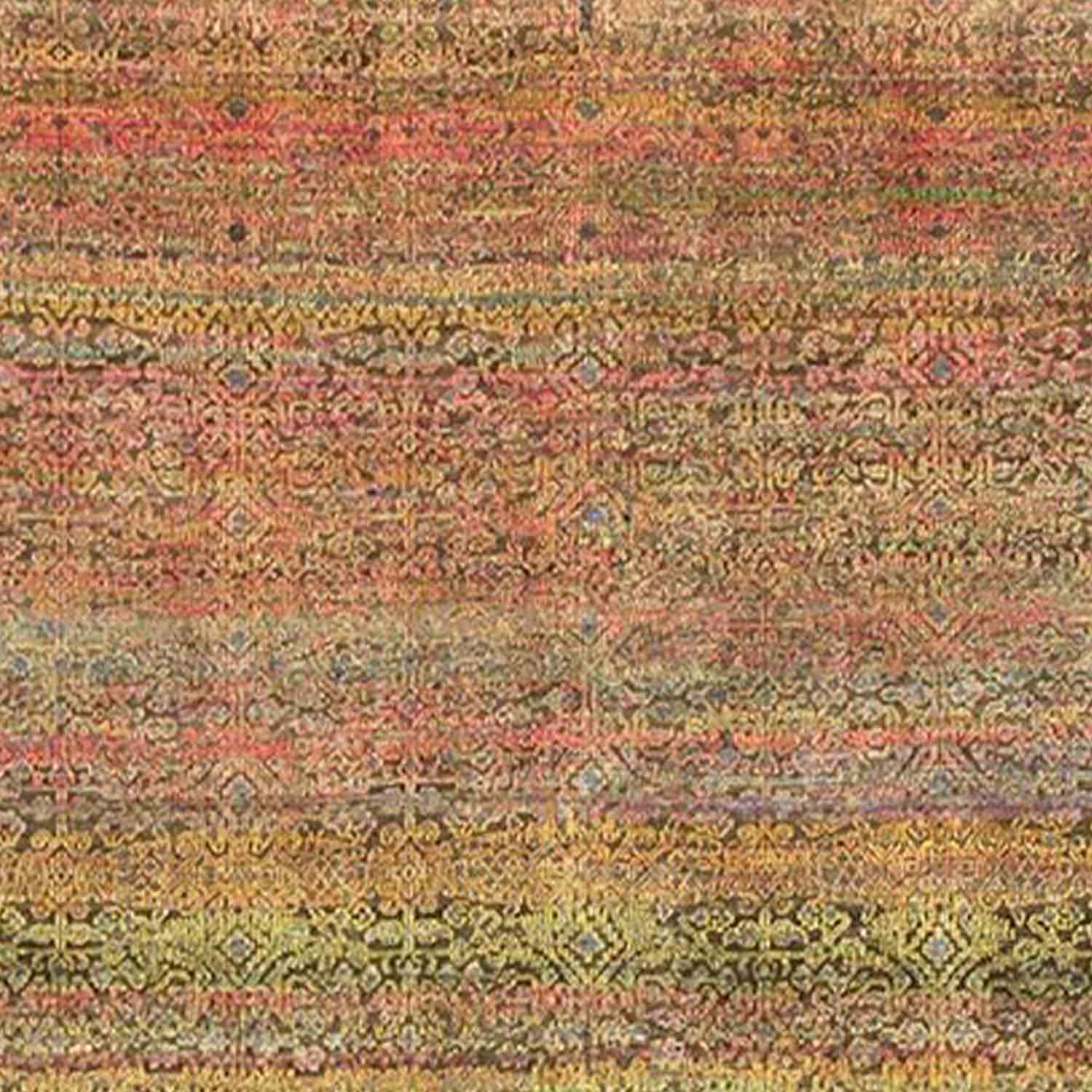 Harren Handknotted Wool and Silk Rug