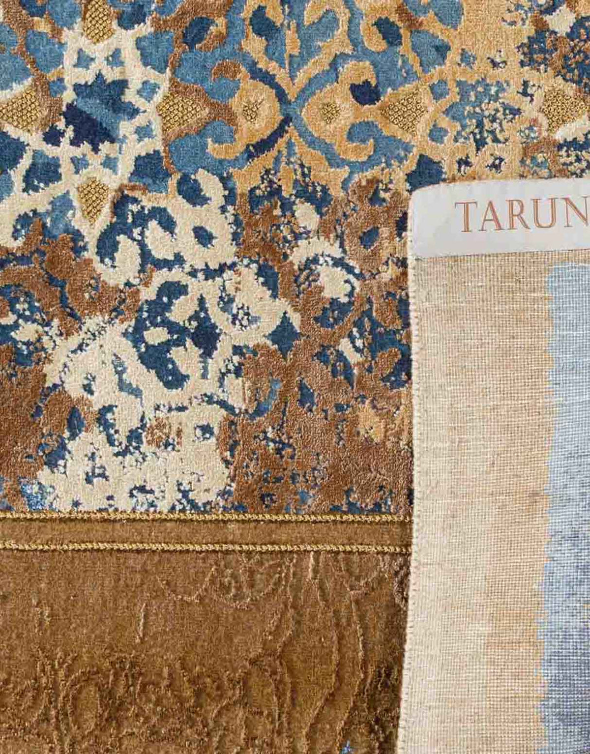 Elite Hand Knotted Woollen And Silk Rug by Tarun Tahiliani
