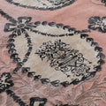 Vintage Rose Handknotted Wool and Viscose Rug By Anita Dalmia