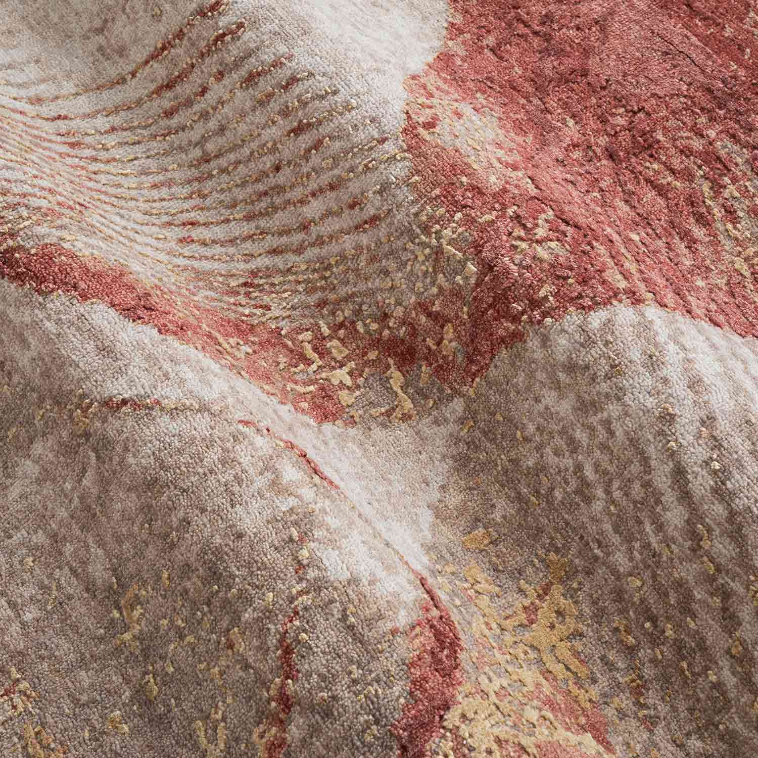 Oleada Handknotted Wool and Silk Rug