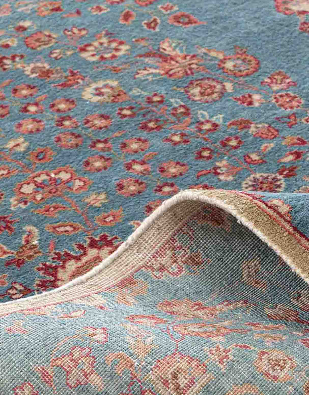 Vasylie Cosmos Hand Knotted Woollen And Silk Rug
