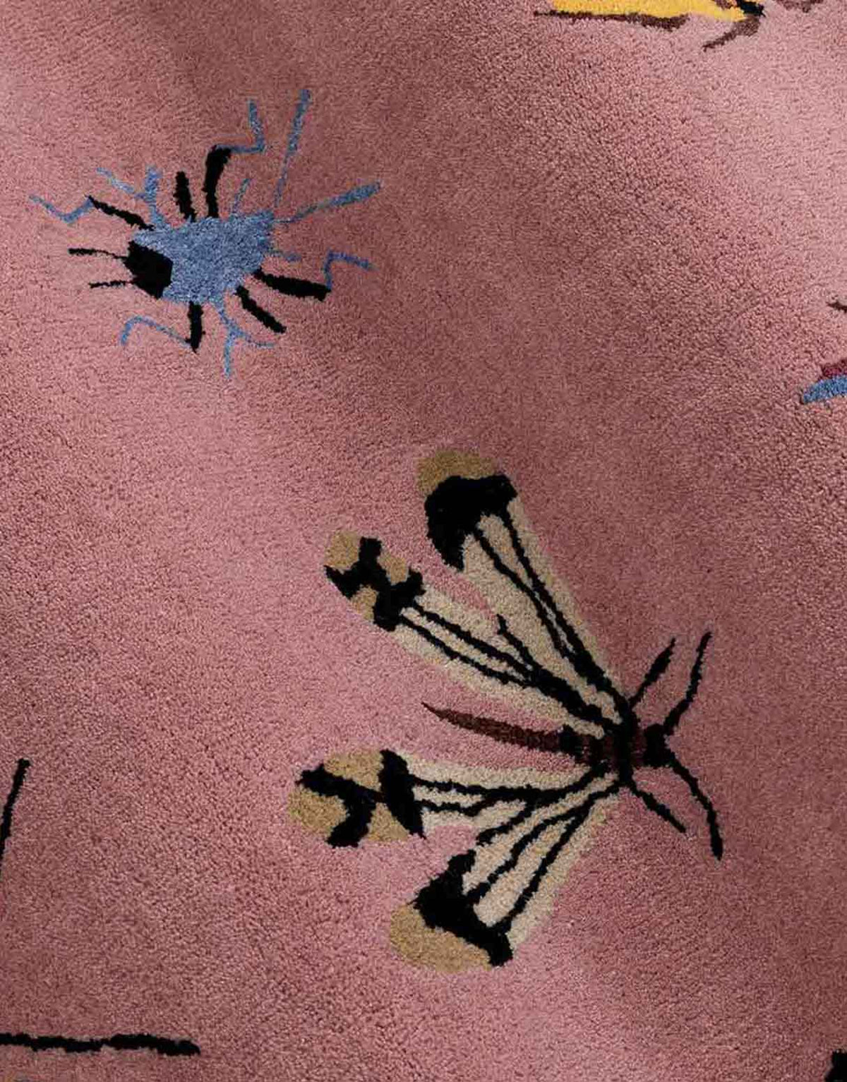 Vitrine Rosa Handtufted Wool and Viscose Rug By Varun Rana