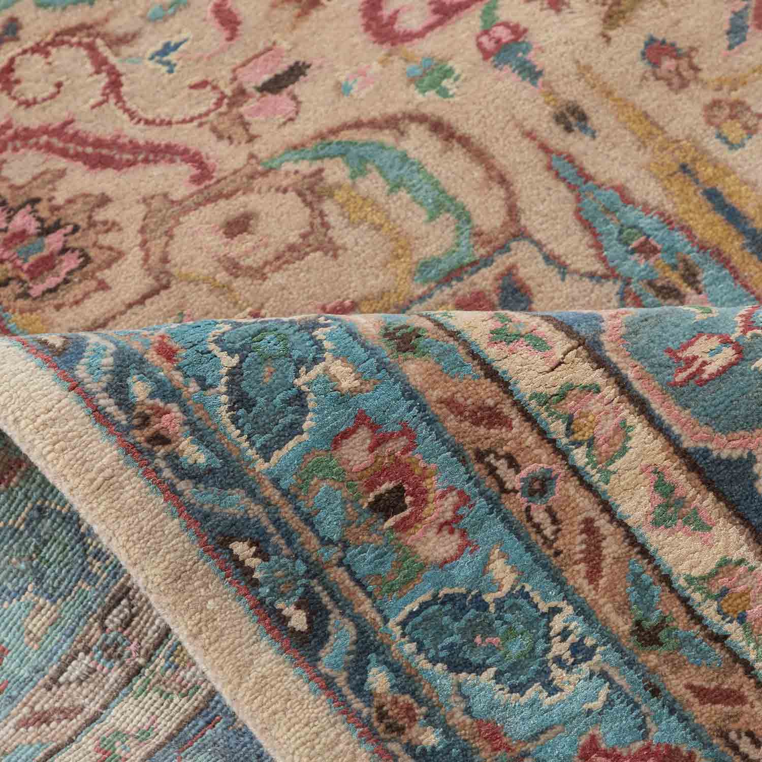 Yaman Handknotted Wool And Silk Rug