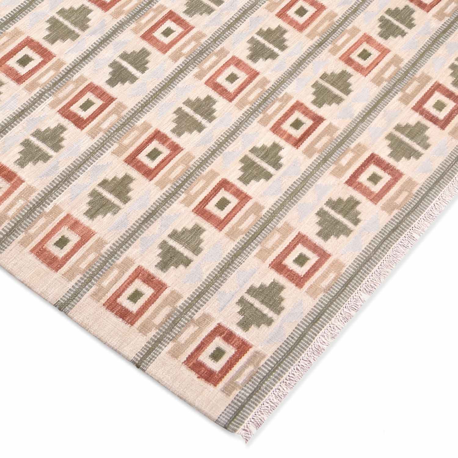 Nomair Handwoven Wool Dhurrie