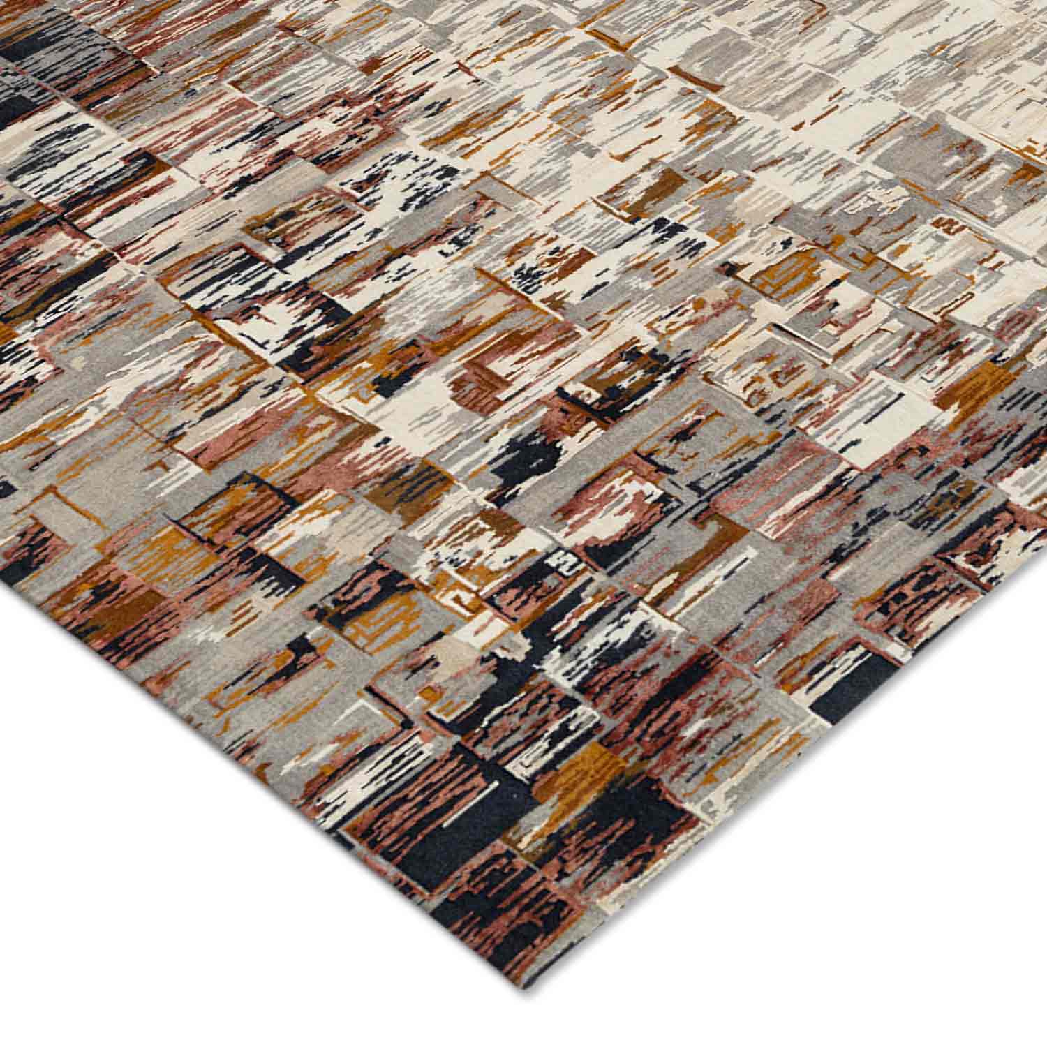 Luna-1 Handknotted Wool and Silk Rug