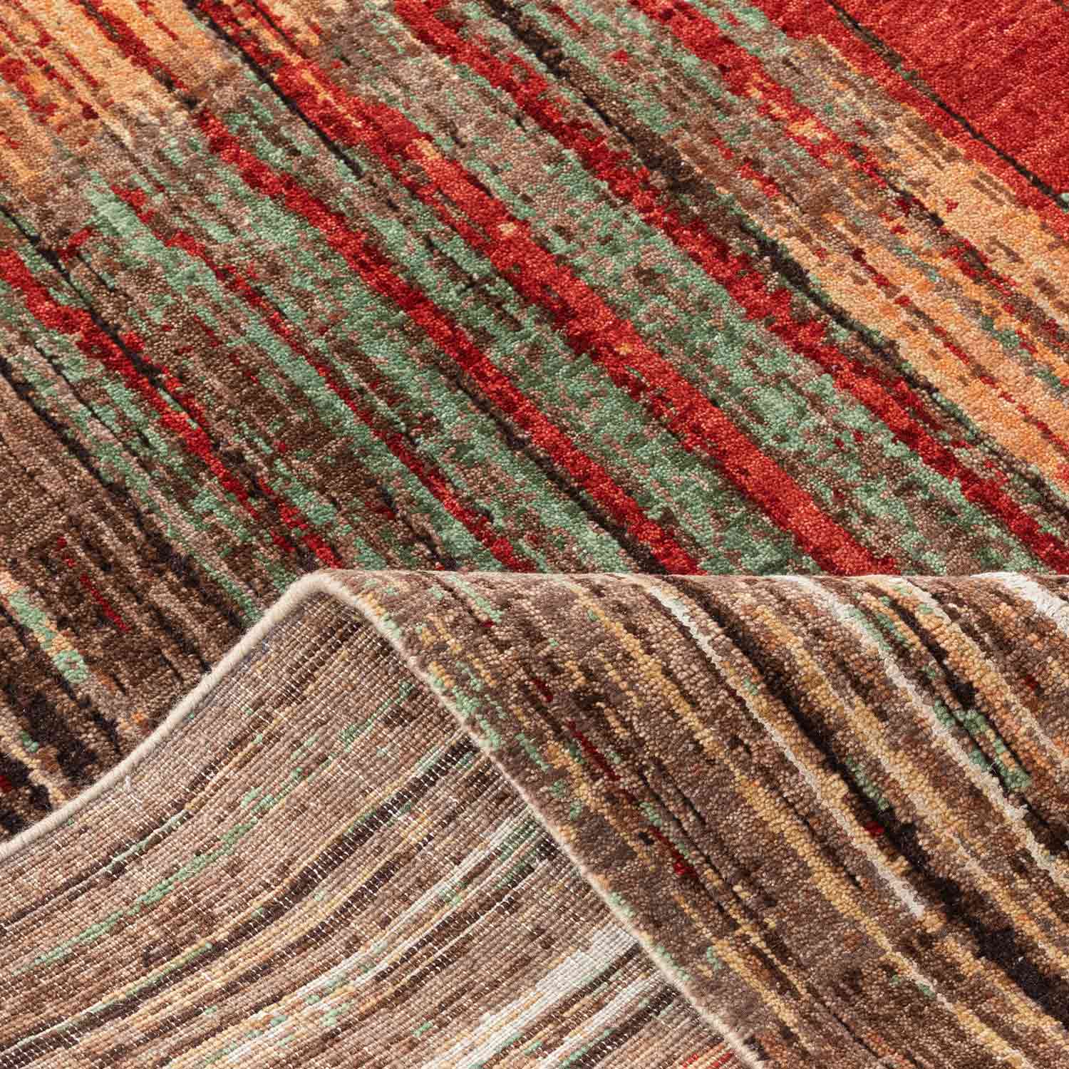 Navrang Handknotted Wool and Silk Rug