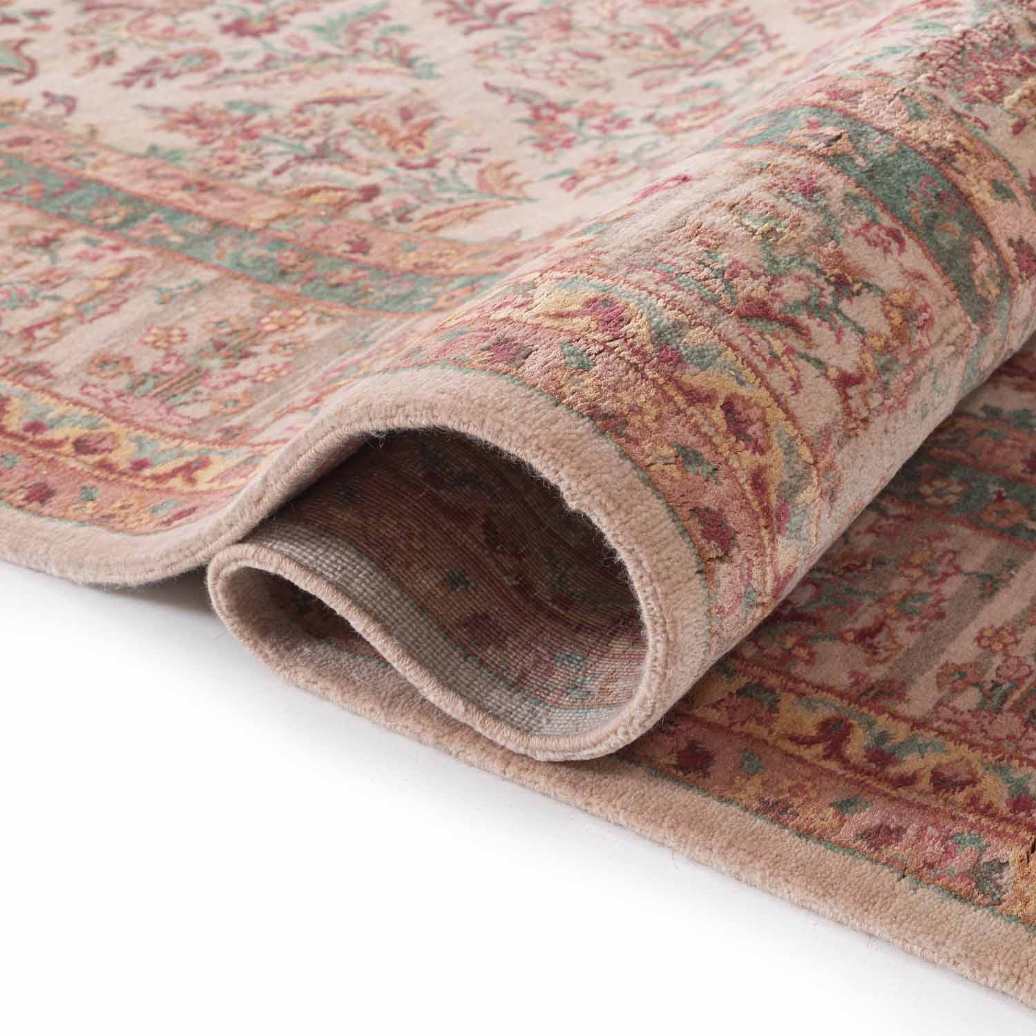 Hamsa Handknotted Wool and Silk Rug