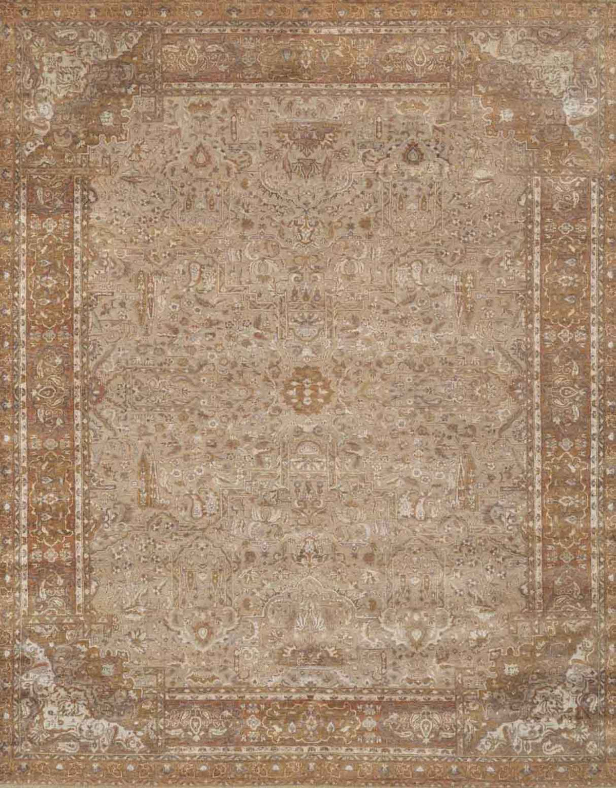 Kalyan Handknotted Wool and Silk Rug
