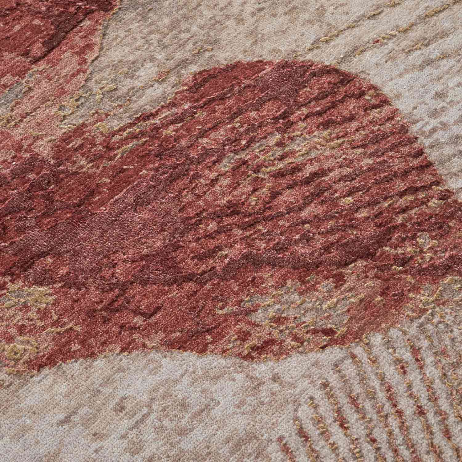 Oleada Handknotted Wool and Silk Rug