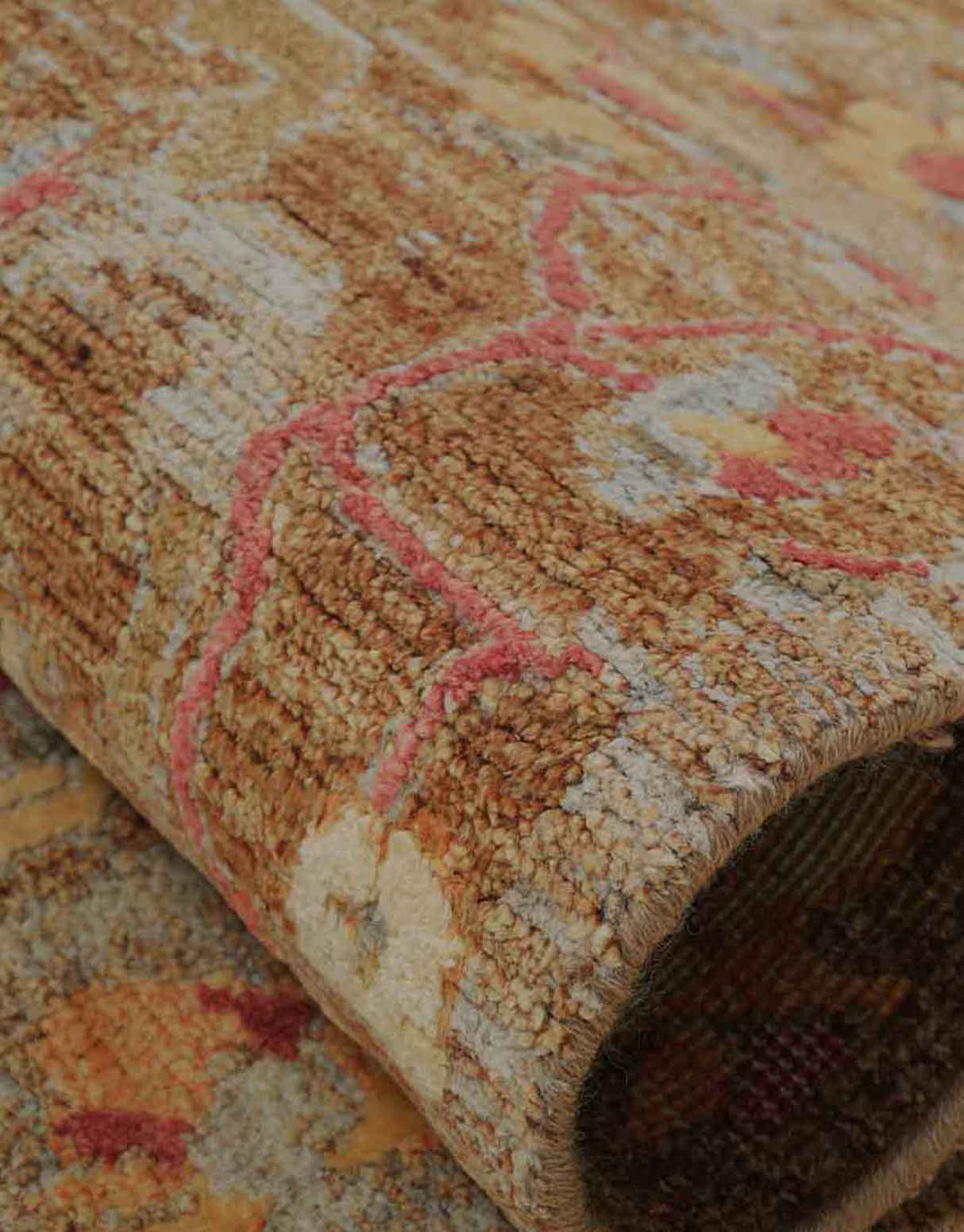 Echo Hand Knotted Wool Silk And Linen Rug