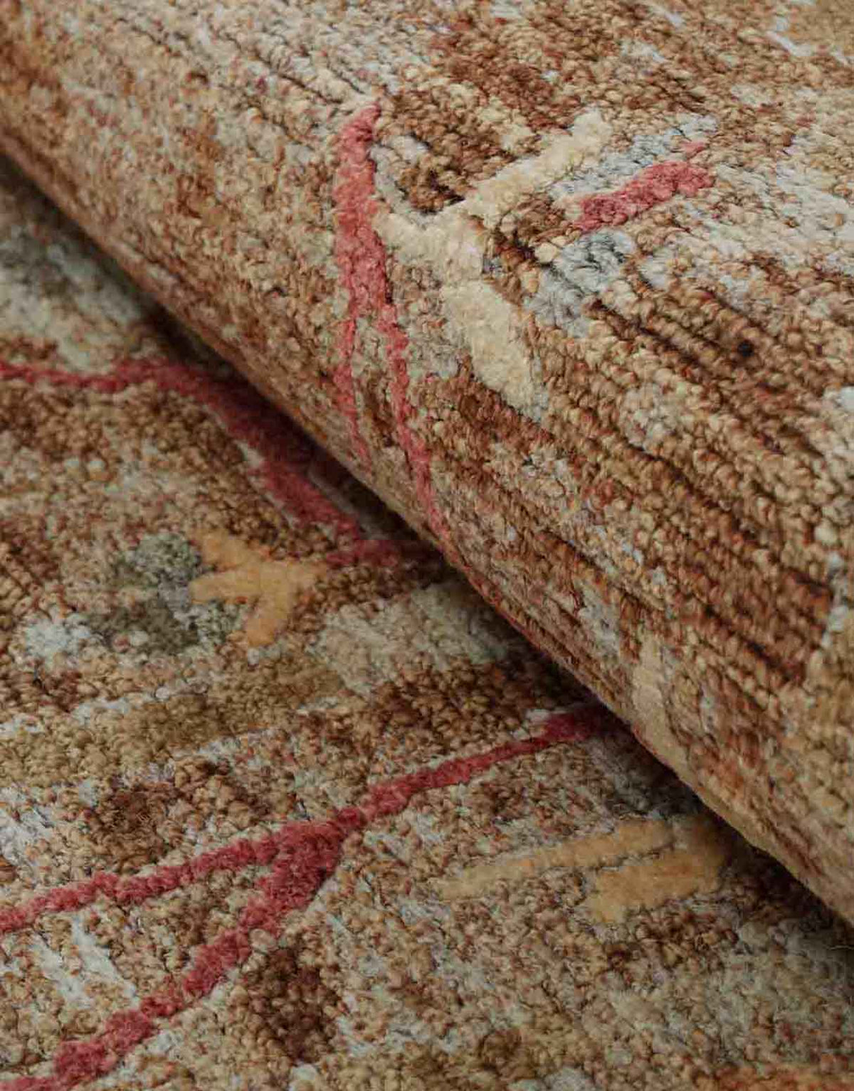 Echo Hand Knotted Wool Silk And Linen Rug