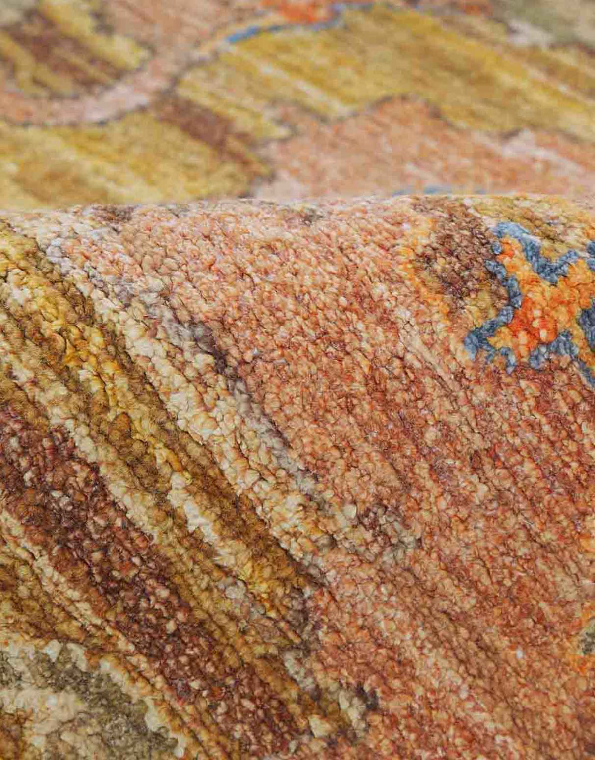 Tillage Hand Knotted Wool And Silk Rug