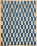 Tibetan Hand Knotted Woollen And Viscose Rug