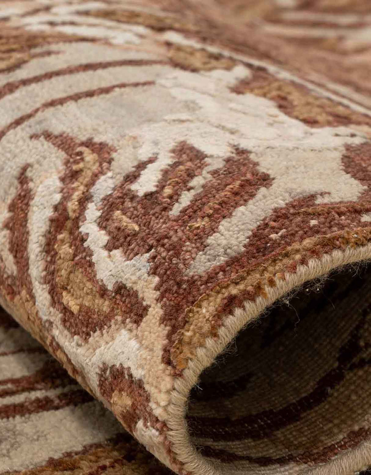 Wilding  Hand Knotted Wool And Silk Rug