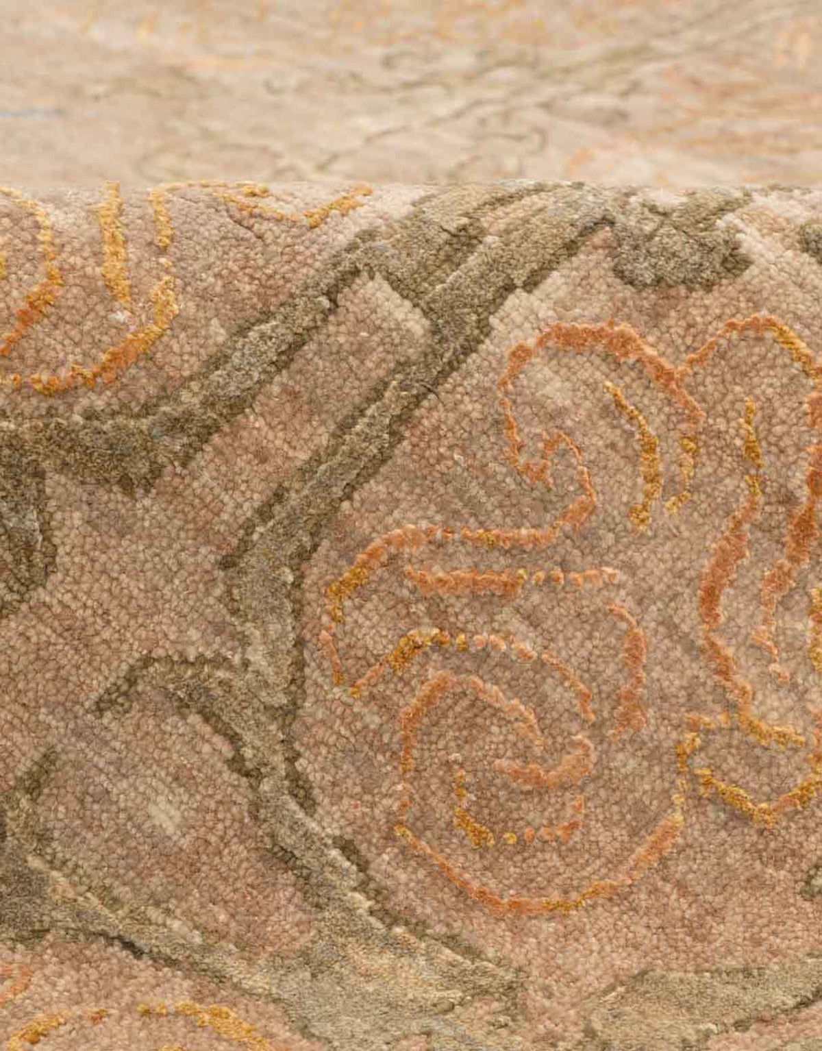 Tether Hand Knotted Wool And Silk Rug