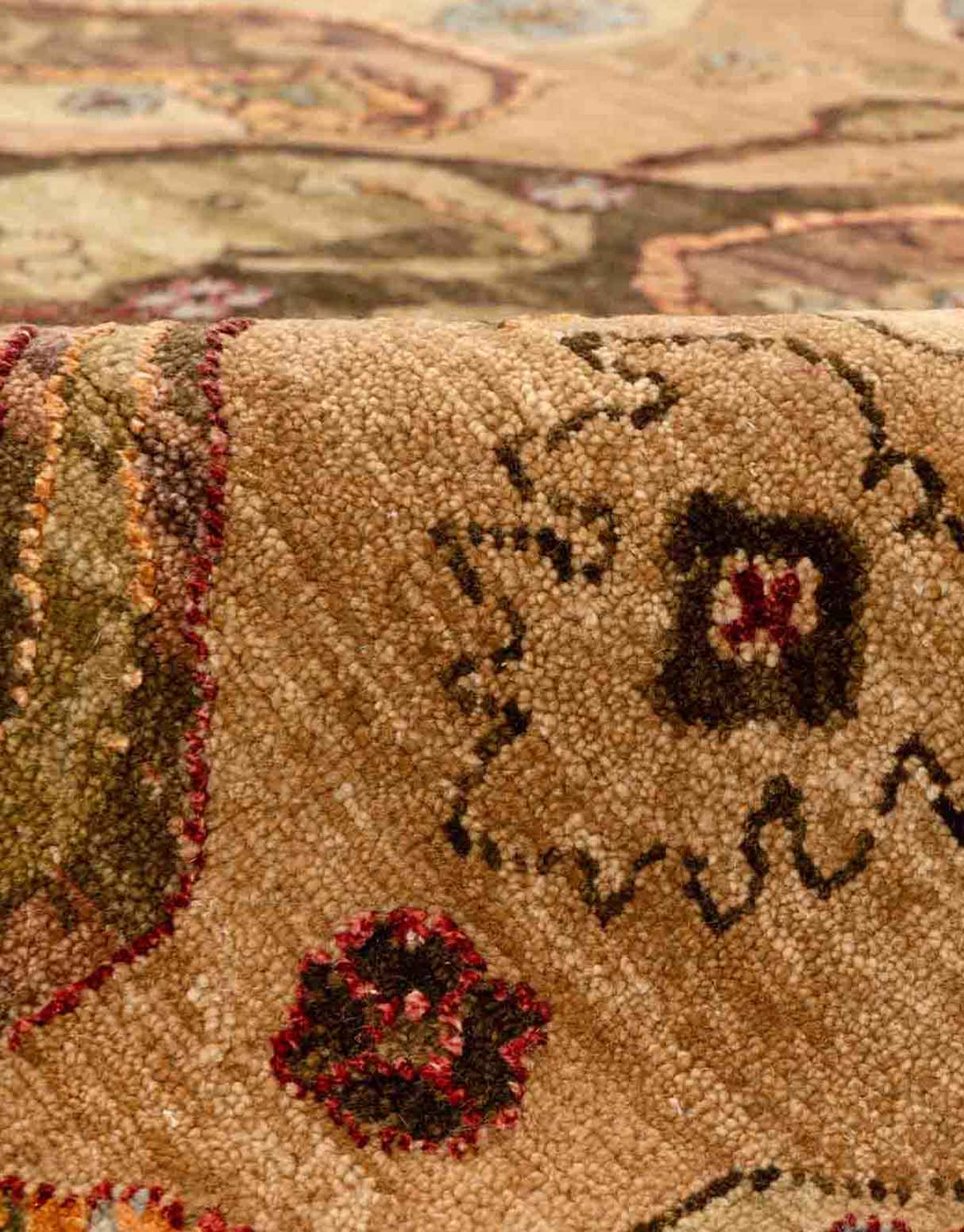 Inscape Hand Knotted Wool And Silk Rug