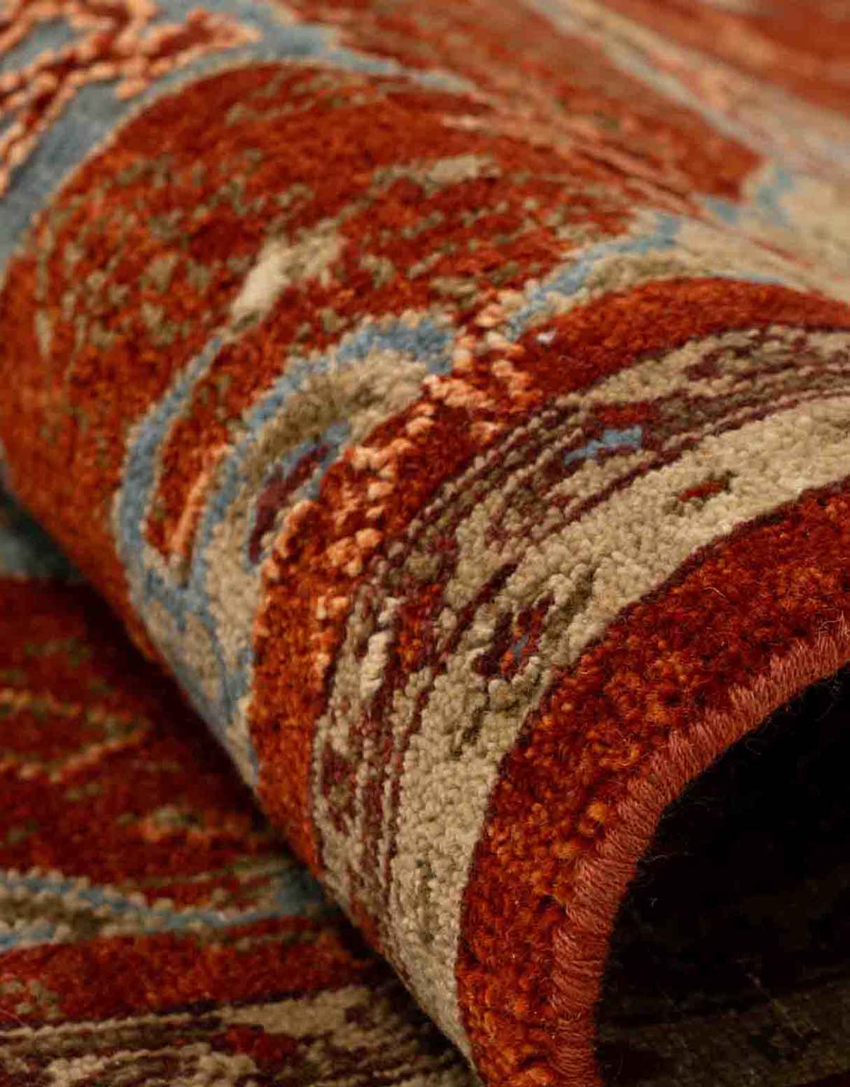 Anchor Hand Knotted Wool And Silk Rug