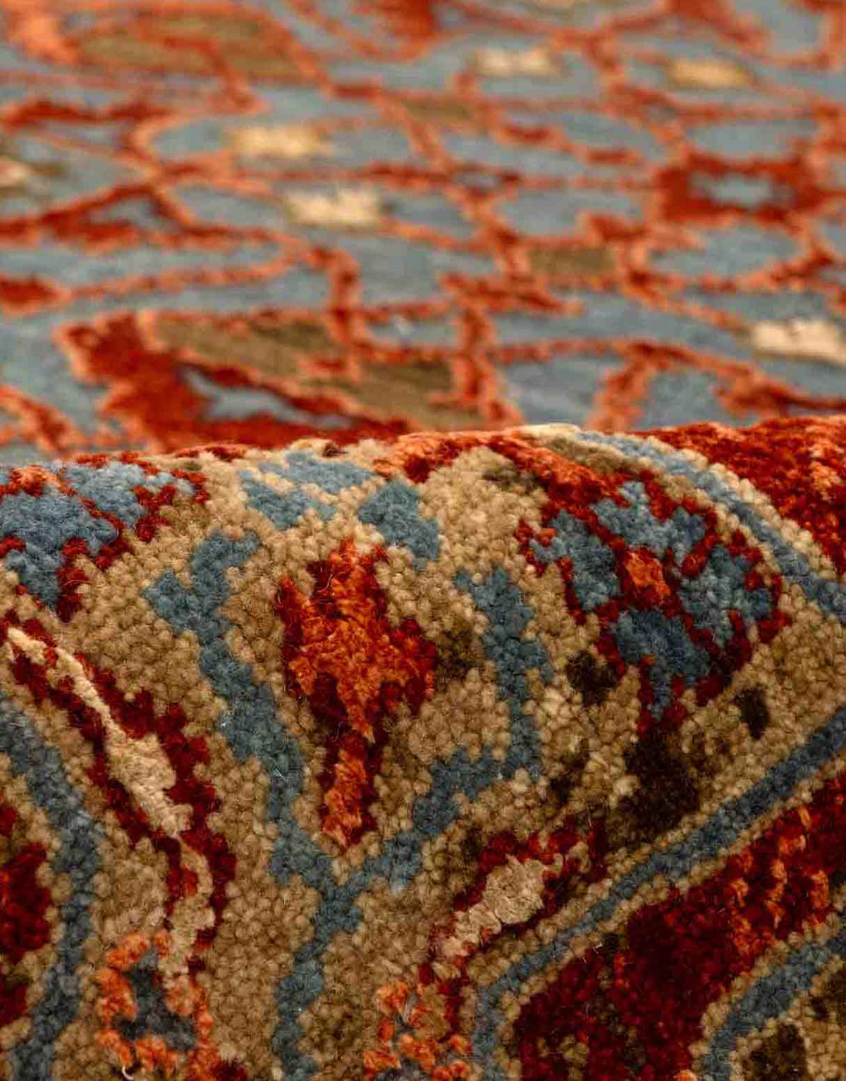 Anchor Hand Knotted Wool And Silk Rug