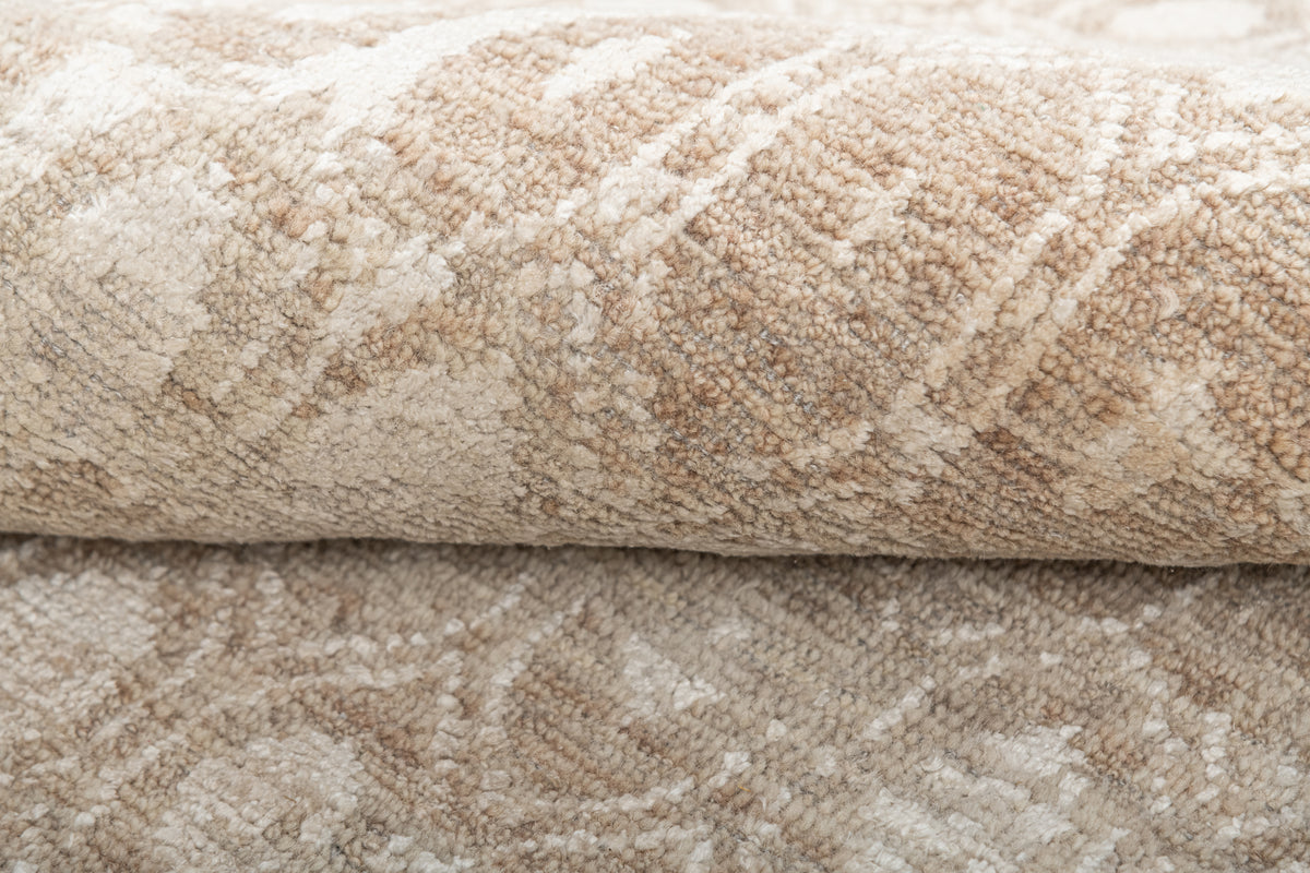 Roseite Wool And Silk Rug