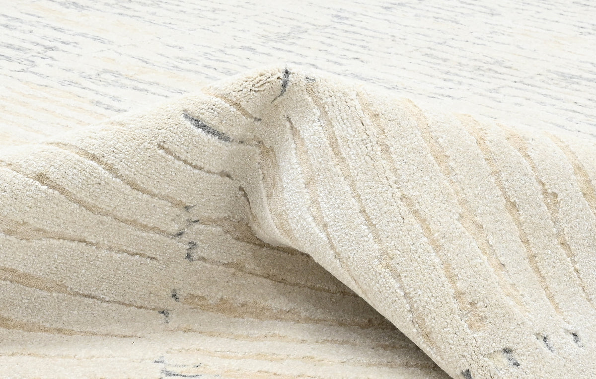 Aangan Hand Knotted Wool And Bamboo Silk Rug
