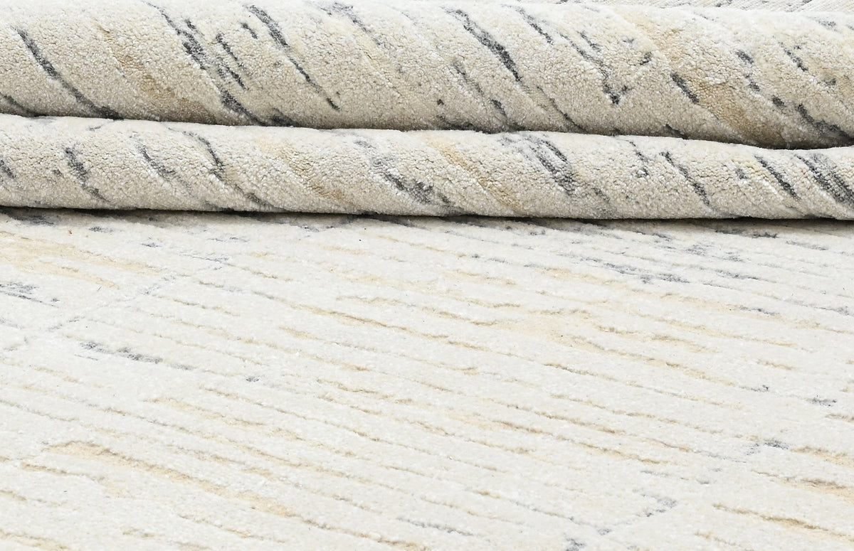 Aangan Hand Knotted Wool And Bamboo Silk Rug