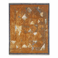 Winchester Warm Handknotted Wool and Silk Rug
