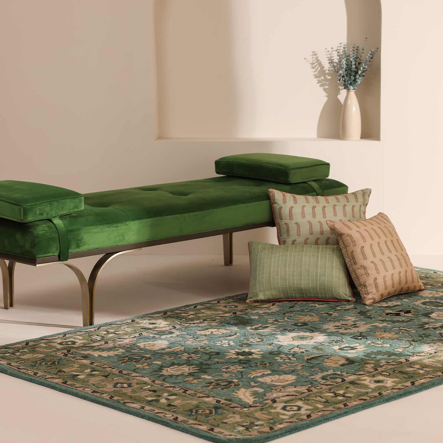 Gilded Hand-tufted wool rug