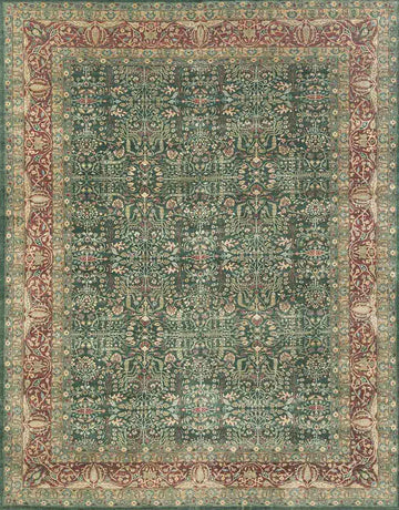 Mohanam Handknotted Wool and Silk Rug