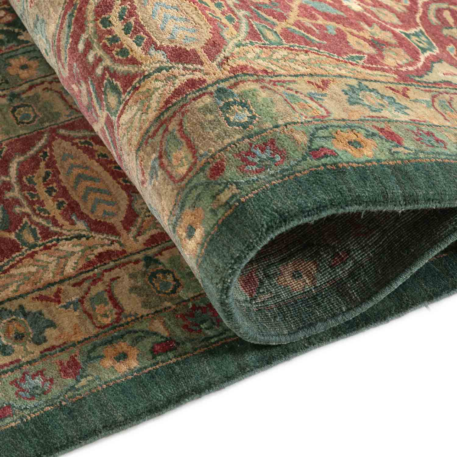 Mohanam Handknotted Wool and Silk Rug